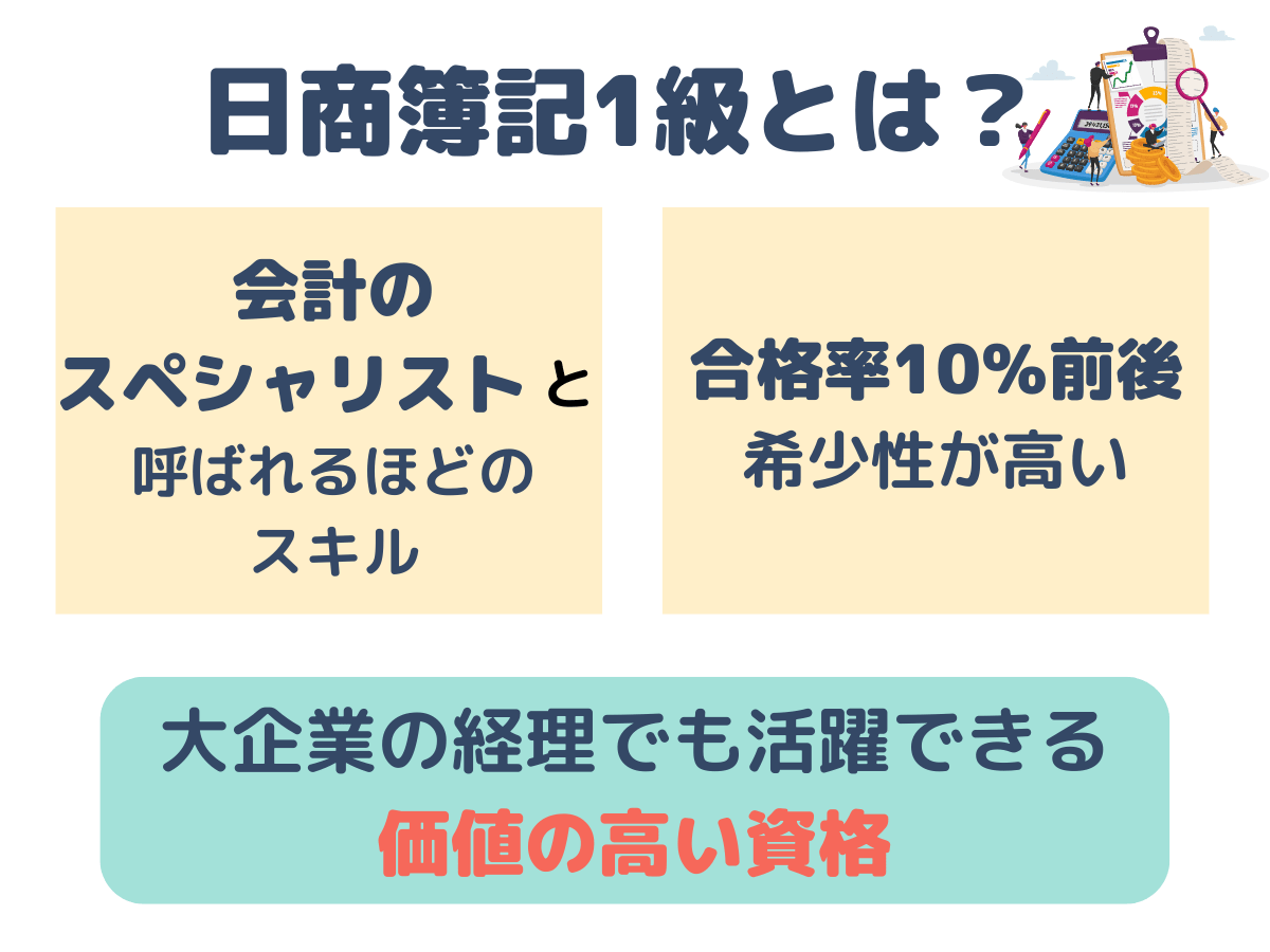 簿記1級とは？